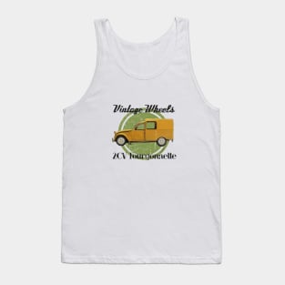 Vintage Wheels - Citroën 2CV Fourgonnette Tank Top